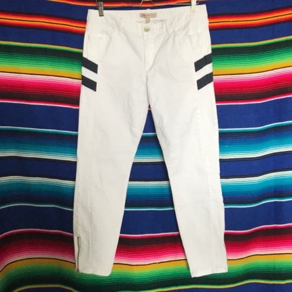 SALE Banana Republic Heritage Side Stripe Zip Crop - Picture 2 of 8